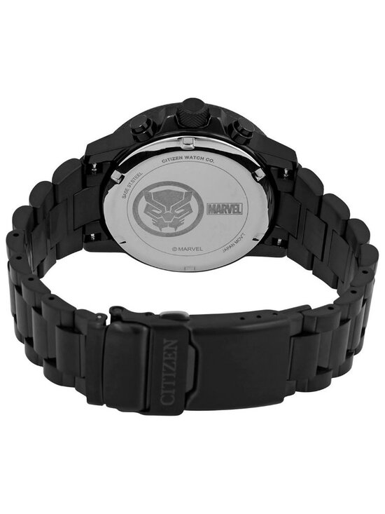 NWT Citizen Eco-Drive Marvel Black Panther Chronograph Black Dial Men\'s Watch main image 3